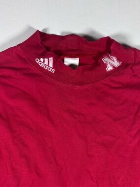 Adidas Nebraska Cornhuskers Huskers Red Ultimate Shirt Men's XL NCAA 90s Vintage